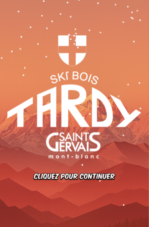 Écran d’accueil du jeu Ski Bois Tardy